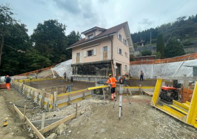 Rénovation et création d’un couvert pour une villa à Ursy